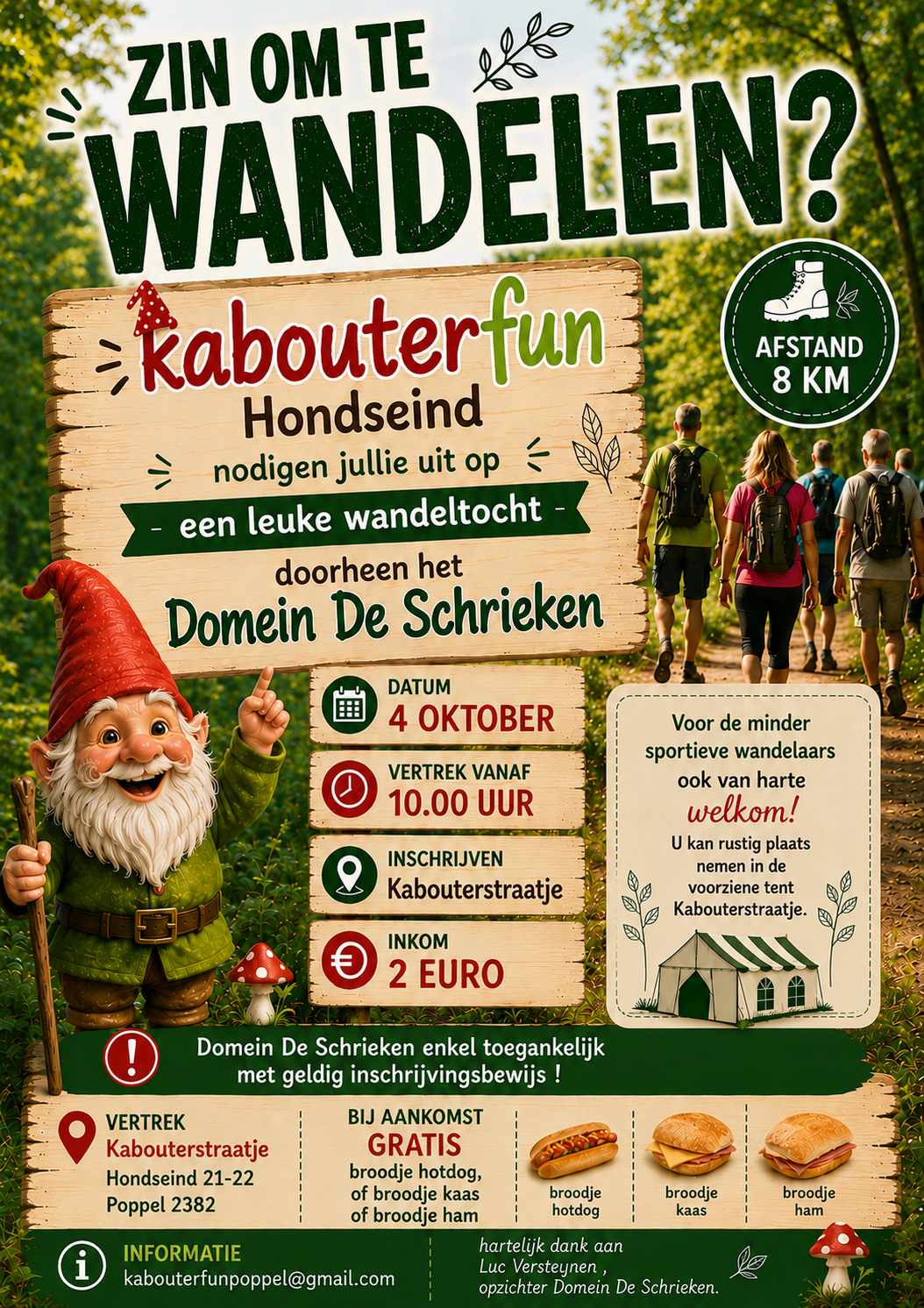 leuke activiteit voor het ganse gezin